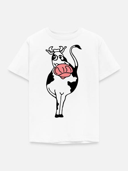 Stier - Kinder T-Shirt - Weiß