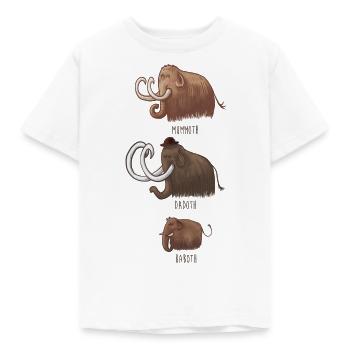 Famille mammouth - T-shirt Enfant - blanc - Devant - AI Model Kid Male (0cm)