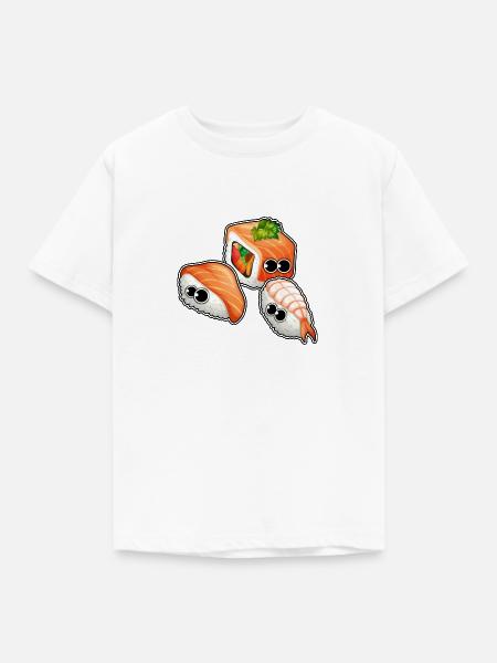 Sushi - Kinder T-Shirt - Weiß