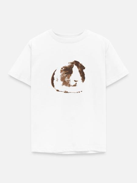 Meerschweinchen Haustier Geschenk - Kinder T-Shirt - Weiß