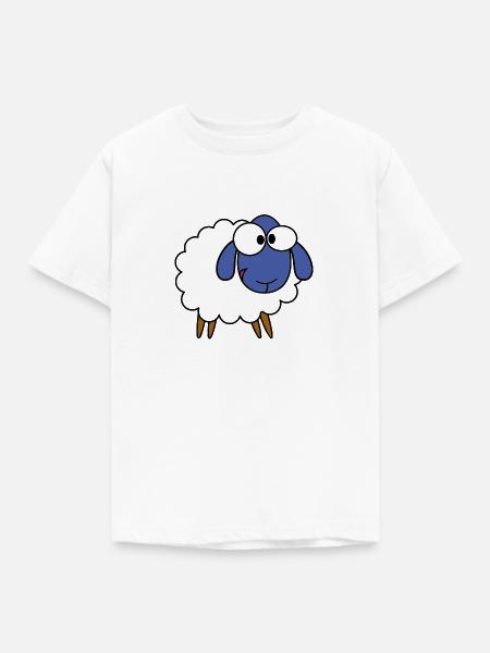 Schaf - Kinder T-Shirt - Weiß