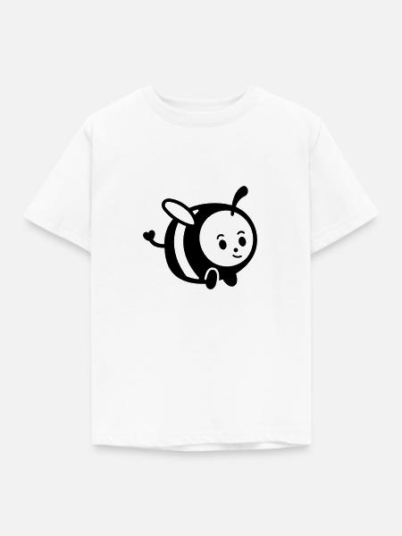 Biene - Kinder T-Shirt - Weiß