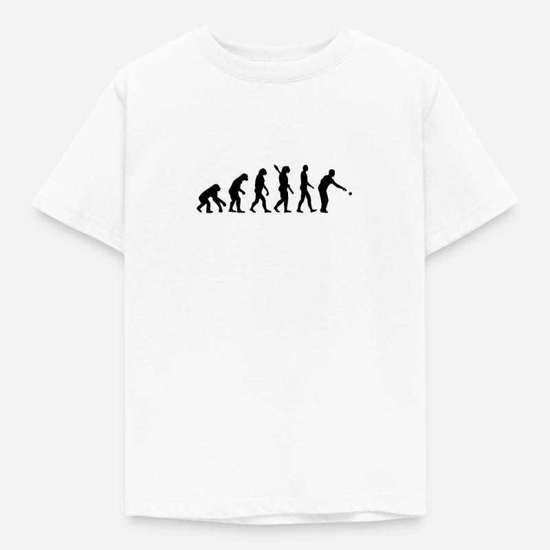 Boule Evolution - Kinder T-Shirt - Weiß
