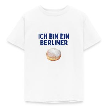 Ich bin ein Berliner Design - Kinder T-Shirt - Weiß - Vorne - AI Model Kid Male (0cm)
