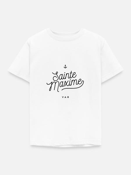 Sainte Maxime - Var - Kinder T-Shirt - Weiß