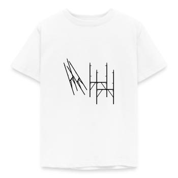 échafaudage métallique pour la construction - T-shirt Enfant - blanc - Devant - AI Model Kid Male (0cm)