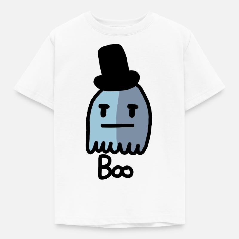 cute ghost - Kids' T-Shirt - white