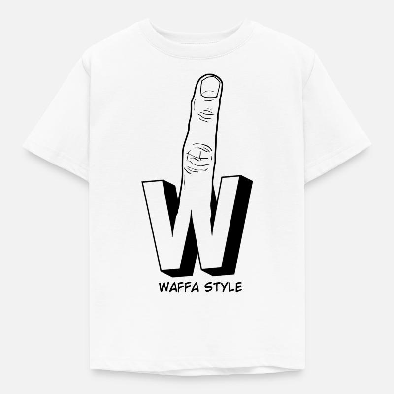 Logo de Waffa Style - T-shirt Enfant - blanc
