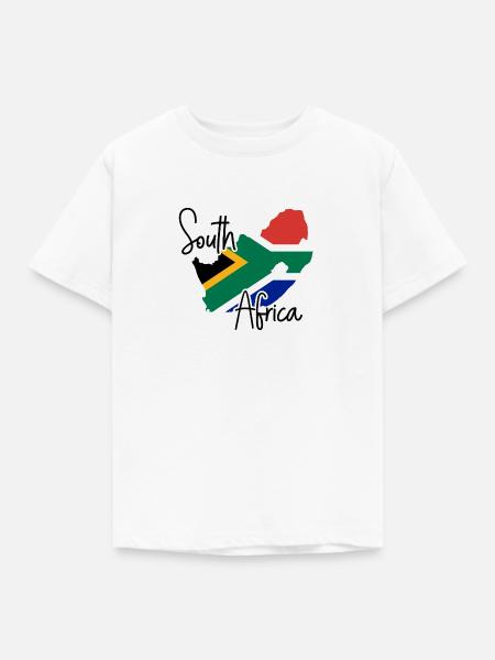 Südafrika - Kinder T-Shirt - Weiß