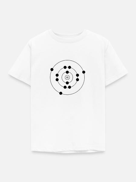 Atom - Kinder T-Shirt - Weiß