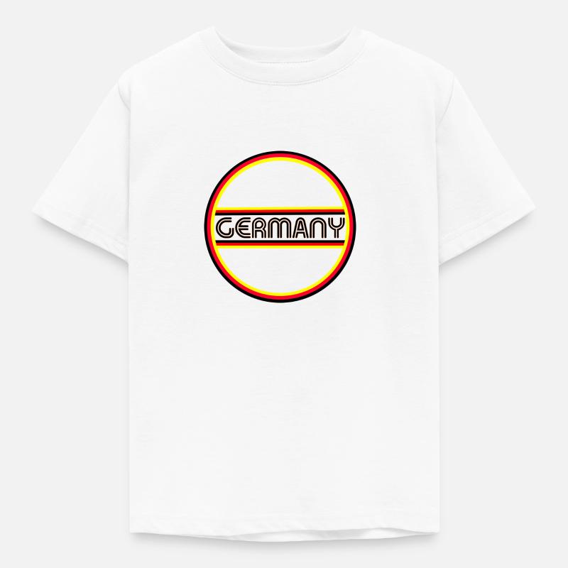 GERMANY Circle Pattern Germany - Kids' T-Shirt - white