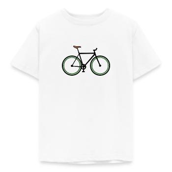 illustration vélo de ville - T-shirt Enfant - blanc - Devant - AI Model Kid Male (0cm)