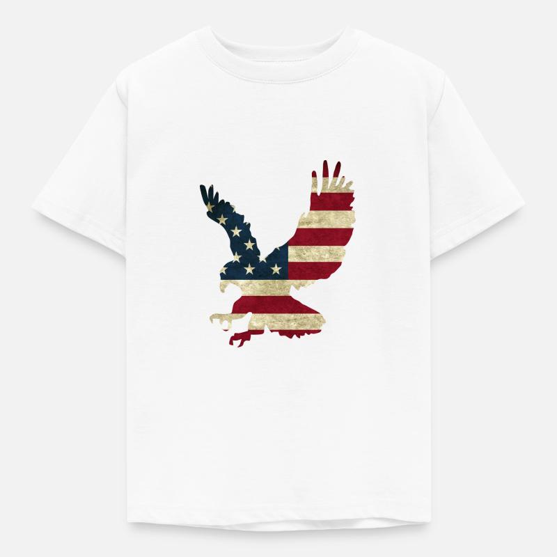 Bald eagle - Kids' T-Shirt - white