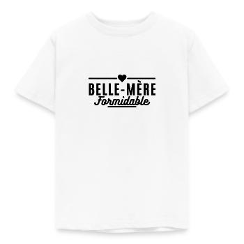 belle mère formidable. cadeau belle-mère - T-shirt Enfant - blanc - Devant - AI Model Kid Male (0cm)