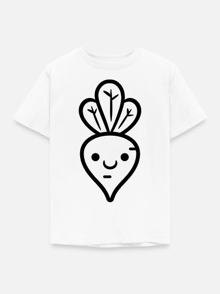 Karotte - Kinder T-Shirt - Weiß