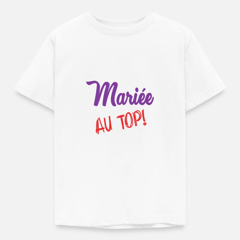 EVJF. MARIEE. TEAM. TEAM MARIEE. FUTURE MARIEE - T-shirt Enfant - blanc