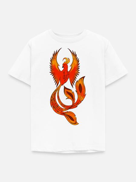 Phönix - Kinder T-Shirt - Weiß