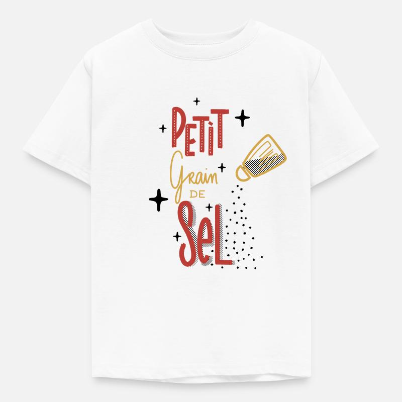 Petit Grain De Sel - T-shirt Enfant - blanc