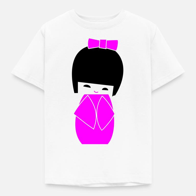 Kokeshi - T-shirt Enfant - blanc