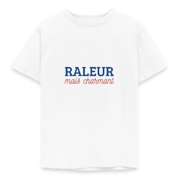 Râleur mais charmant - T-shirt Enfant - blanc - Devant - AI Model Kid Male (0cm)