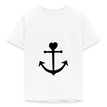 Anker-Norden-Moin - Kinder T-Shirt - Weiß - Vorne - AI Model Kid Male (0cm)