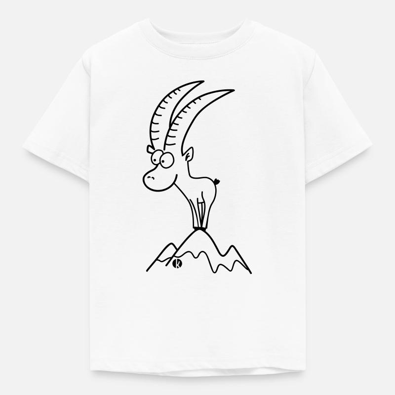 Steinbock - Capricorn - Kinder T-Shirt - Weiß