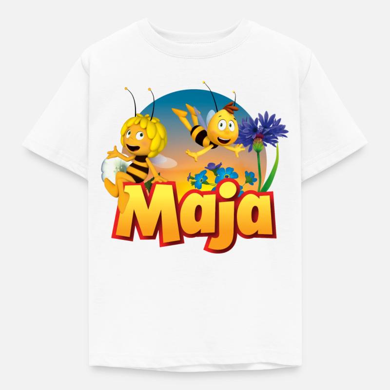 Maya L’Abeille Ensemble Avec Willy - T-shirt Enfant - blanc