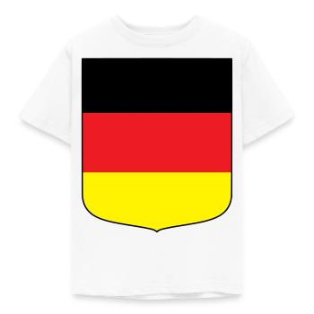 Allemagne (frontière noire) - T-shirt Enfant - blanc - Devant - AI Model Kid Male (0cm)