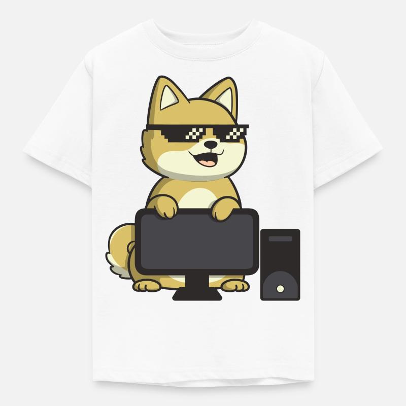 Magic Degen - Computer - Kids' T-Shirt - white