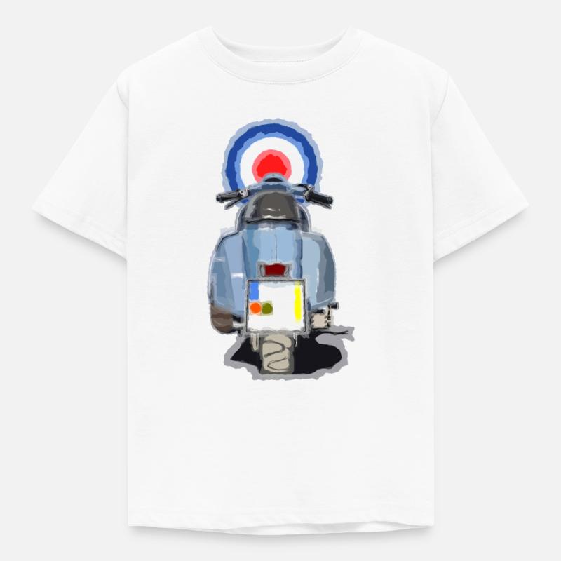 Roller - Kinder T-Shirt - Weiß