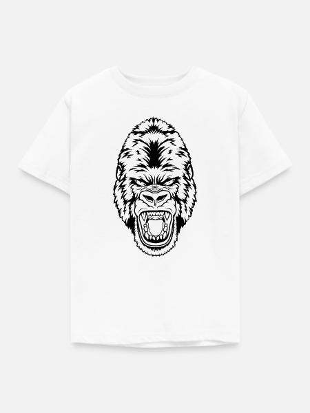 Blutige Echos auf Schwarz - Kinder T-Shirt - Weiß