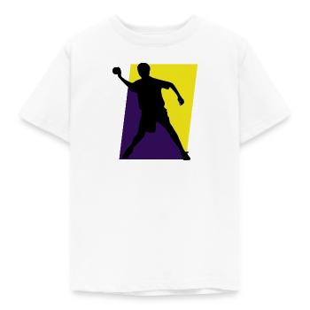 Dodgeball Dodgeball Mannschaft - Kinder T-Shirt - Weiß - Vorne - AI Model Kid Male (0cm)