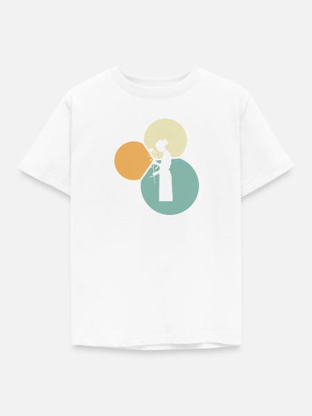 Blumenstrau Flower Power - Kinder T-Shirt - Weiß