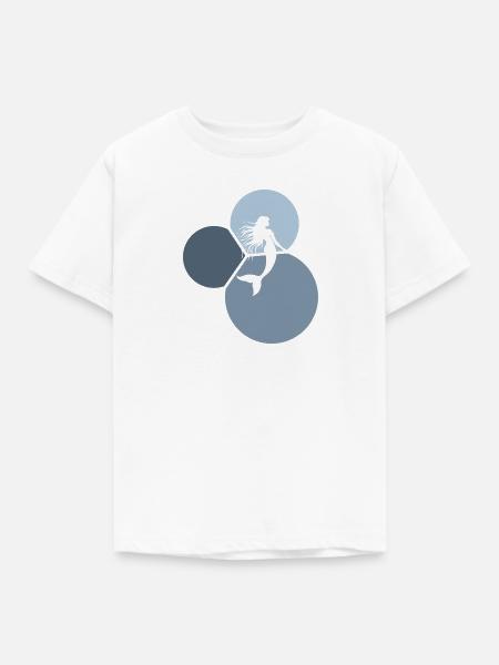 Flosse Seekuh - Kinder T-Shirt - Weiß