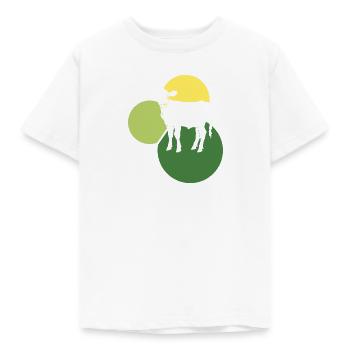 Veganerin Gesund Pflanzlich - Kinder T-Shirt - Weiß - Vorne - AI Model Kid Male (0cm)
