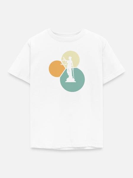 Gericht Richter - Kinder T-Shirt - Weiß