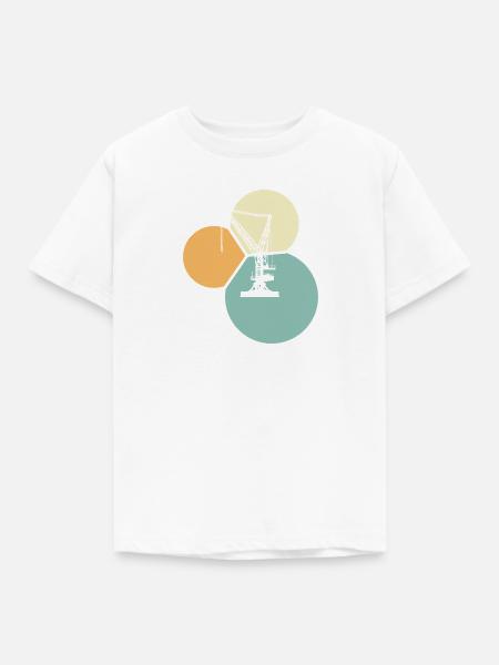 Kranfahrer Kran - Kinder T-Shirt - Weiß