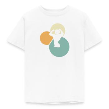 Bodybuilding Gewichte Muskel - Kinder T-Shirt - Weiß - Vorne - AI Model Kid Male (0cm)