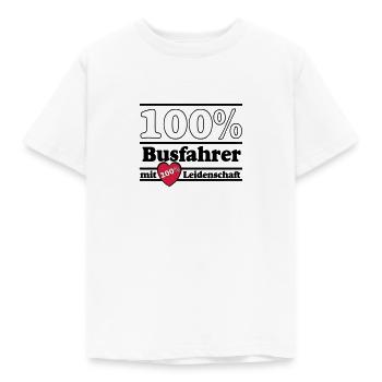 Busfahrer Bus Omnibus Kraftfahrer 100% 200% (25) - Kinder T-Shirt - Weiß - Vorne - AI Model Kid Male (0cm)