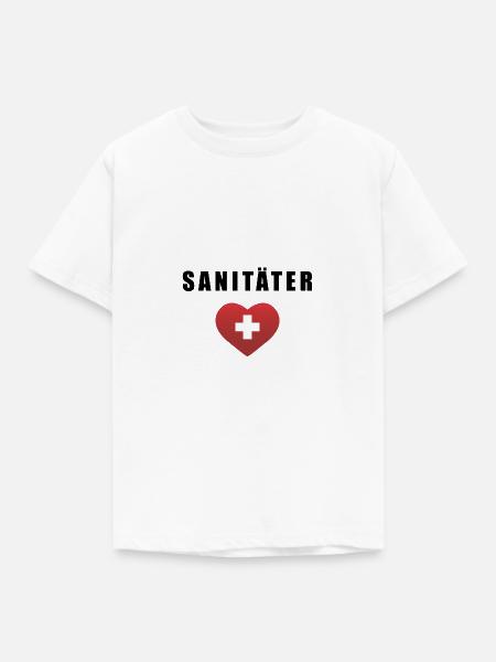 Sanitäter - Kinder T-Shirt - Weiß