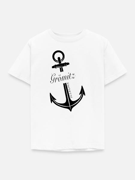 Grömitz - Kinder T-Shirt - Weiß