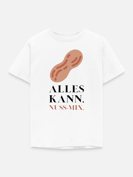 Alles kann Nuss Mix - Kinder T-Shirt - Weiß