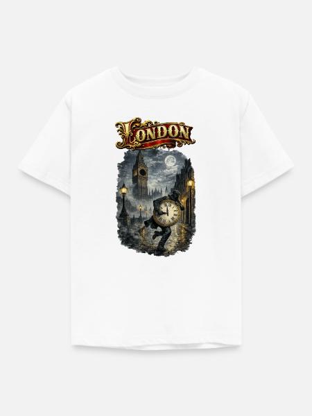 London mit Big Ben - Kinder T-Shirt - Weiß