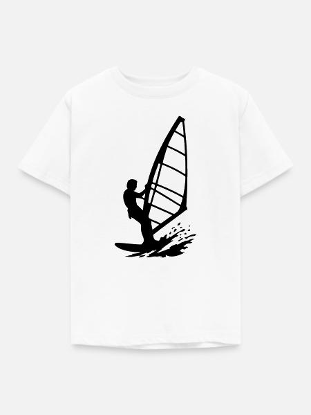 Kitesurfen - Kinder T-Shirt - Weiß