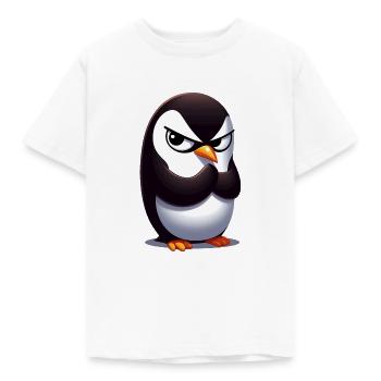 Penguin Funny Animals - Kids' T-Shirt - white - Front - AI Model Kid Male (0cm)