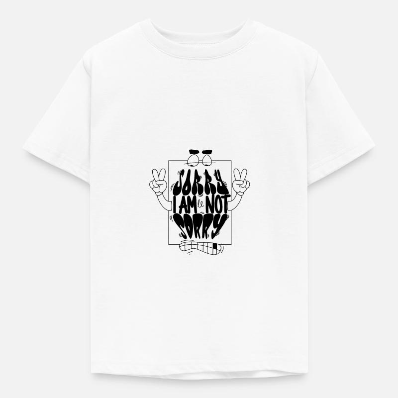 Désolé Pas désolé - T-shirt Enfant - blanc