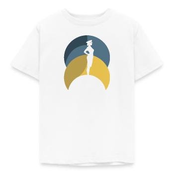 Hôtesse de l’air Hôtesse de l’air Avion - T-shirt Enfant - blanc - Devant - AI Model Kid Male (0cm)