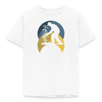 Gartenarbeit Gartenbau Garten - Kinder T-Shirt - Weiß - Vorne - AI Model Kid Male (0cm)