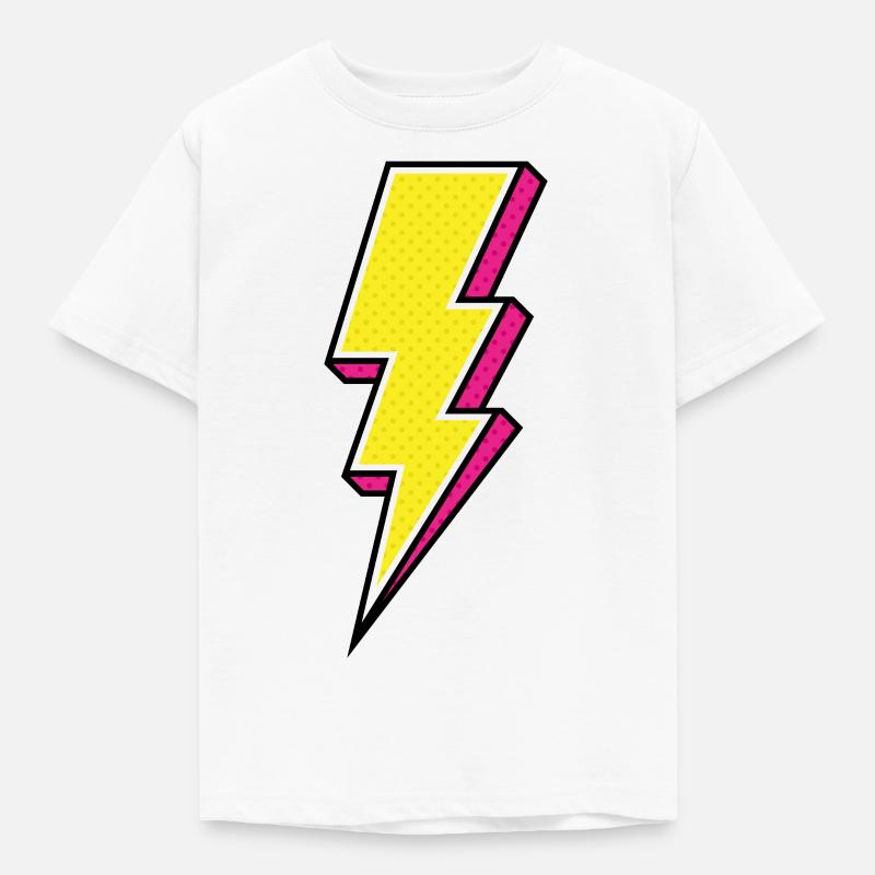 Éclair - T-shirt Enfant - blanc