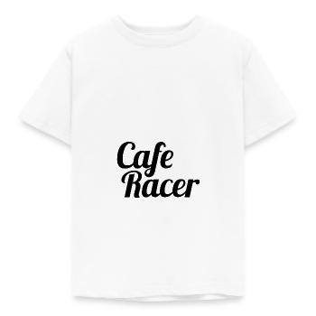 Cafe Racer - Kinder T-Shirt - Weiß - Vorne - AI Model Kid Male (0cm)